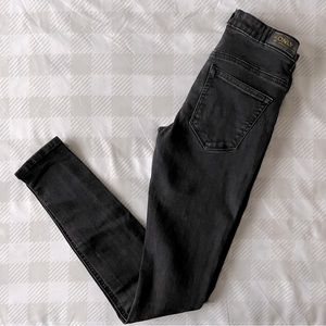 Only from ASOS Super Skinny Jeans Washed Black US2 EU32